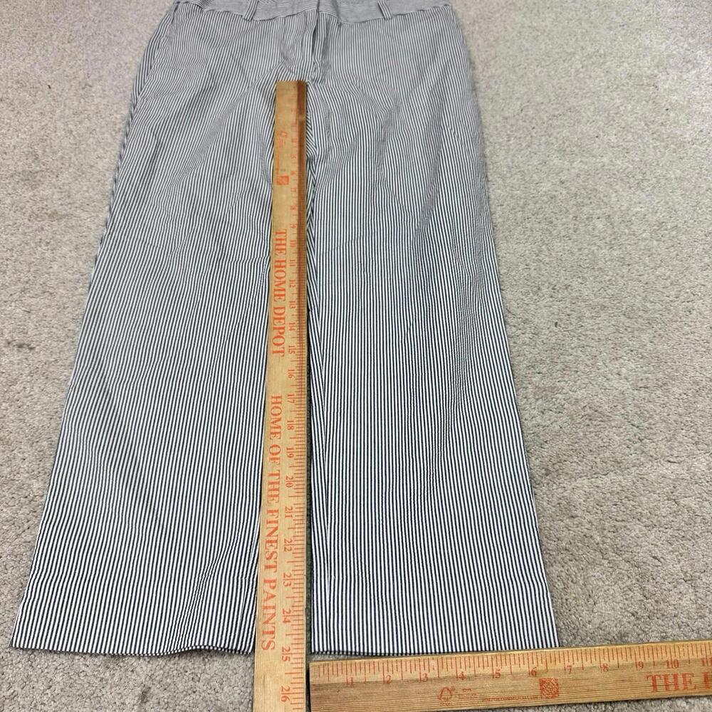 Talbots Signature Pants Women’s Blue White Striped Size 2 - Picture 4 of 12